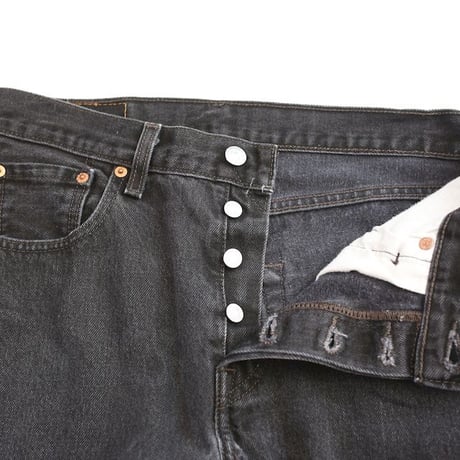 Levi's 501 Black Denim Pants