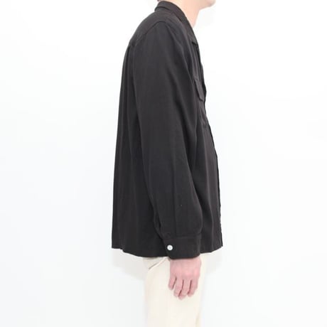 Black Rayon L/S Shirt