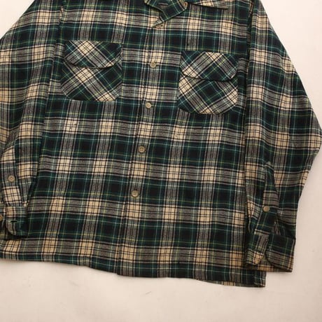 40s Pendleton Wool Plaid Loop Shirt