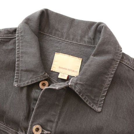 BANANA REPUBLIC  Black Denim Jacket