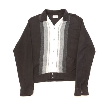 Vintage Open Collared Knit Jacket