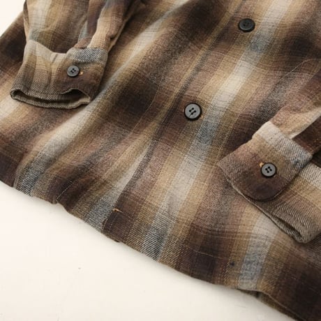 Ombre Plaid Quilting Lined Jacket