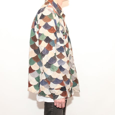 Patchwork Leather Jacket