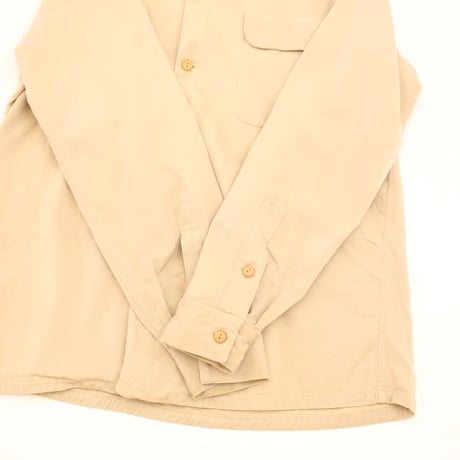 40's Forstmann Open Collared Wool L/S Shirt