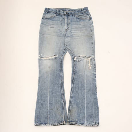 70's Levi's 646  Damaged Flare Denim Pants