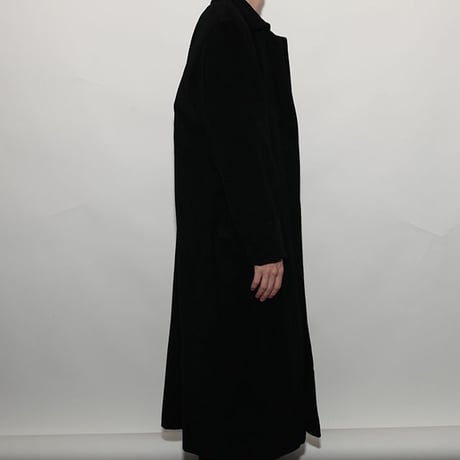Angola Wool Long Coat