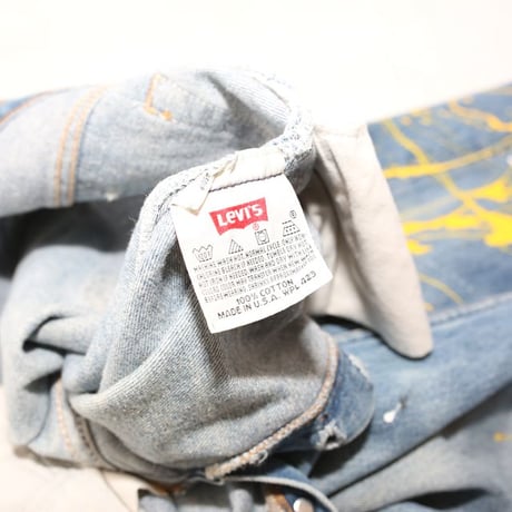 90s Levi's 501 Painted Denim Pants MADE IN USA