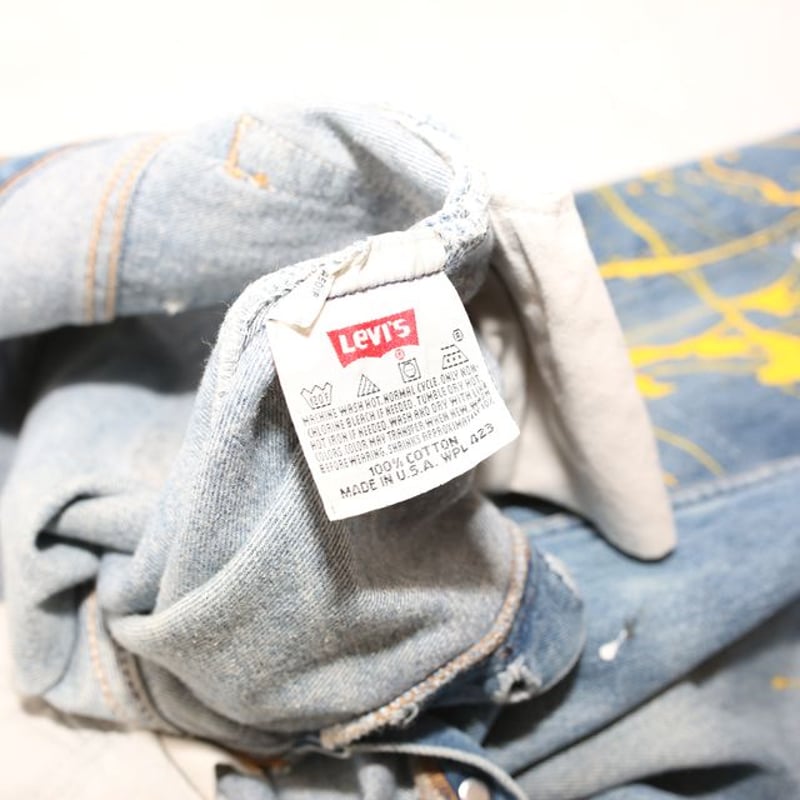 90s Levi's 501 Painted Denim Pants MADE IN USA