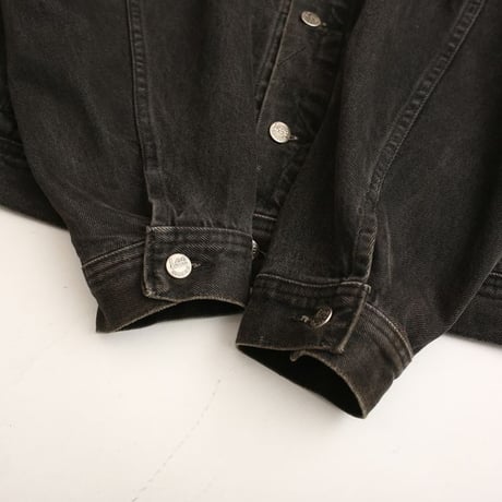 80-90s Lee 220 Black Denim Jacket