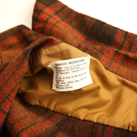 60s Pendleton Wool Plaid Loop Shirt