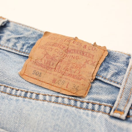 Levi's 501 Damage Denim Pants  MADE IN USA