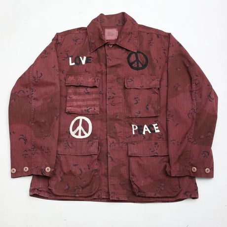 Embroidery Remake Military Jacket