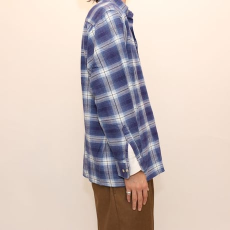 Ombre Check Flannel Shirt