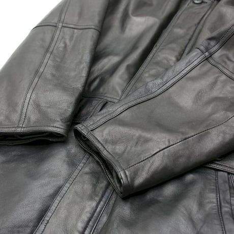 Black Leather Coat