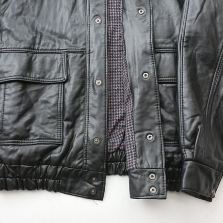 Black Lamb Leather Jacket MADE IN ITALY