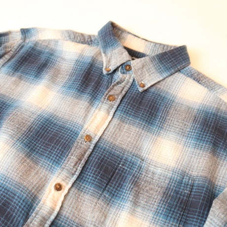Ombre Checker Flannel Shirt