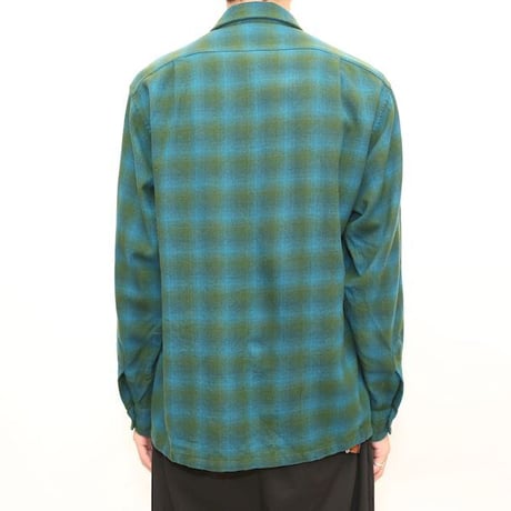 60's Pendleton Open Collared Wool L/S Shirt