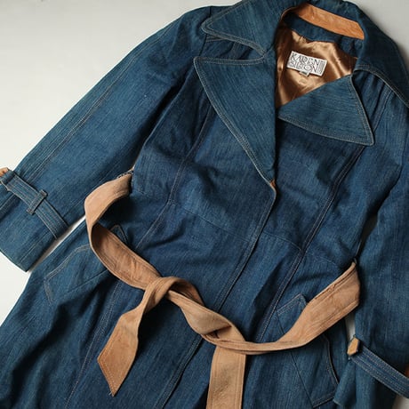 Skinny Denim Coat