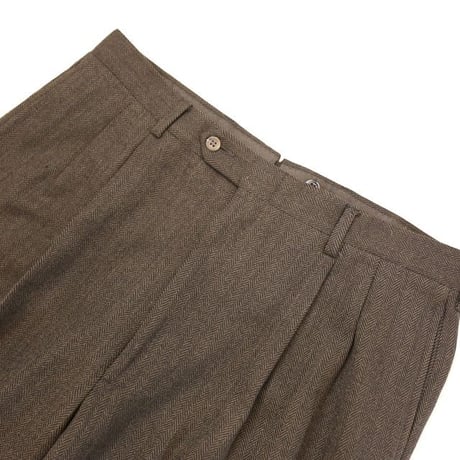 80's JOS.A.BANK Herringbone Wool Slacks