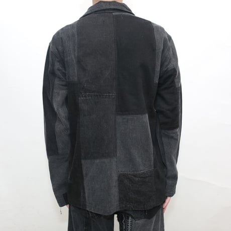 Carhartt Patchwork Remake Black Denim Jacket