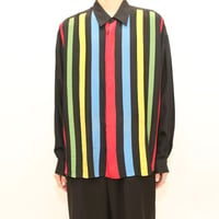 Silk Stripe L/S Shirt