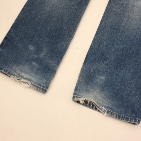 Levi's 517 Boots Cut Damage Denim Pants MADE IN USA