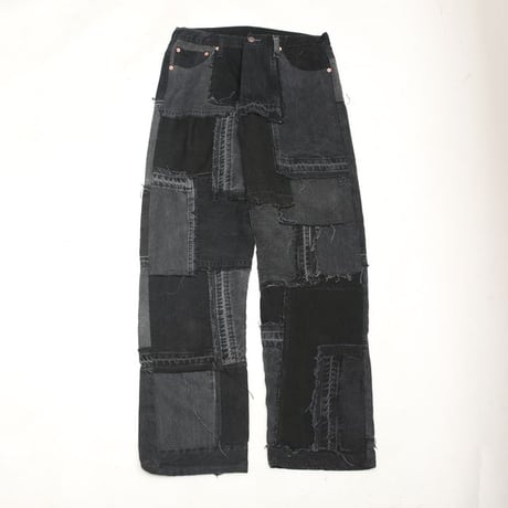 Levi's Patchwork Remake Black Denim Pants