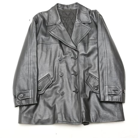 Black Leather Coat
