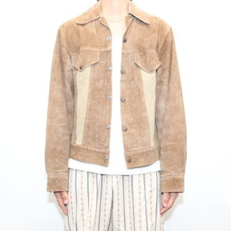 Suede Leather Trucker Jacket