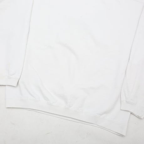 90's The Cotton Exchange Blank Sweat Shirt White