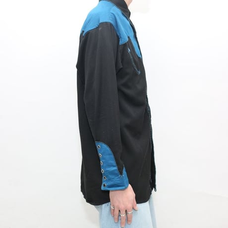 2Tone Color Western Shirt