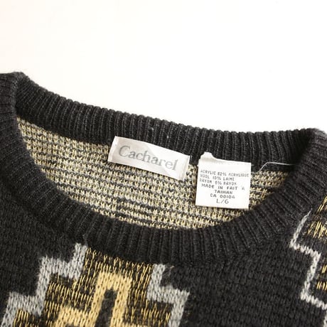 Native Pattern Knit Sweater