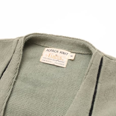 Campus Acrylic Knit Cardigan