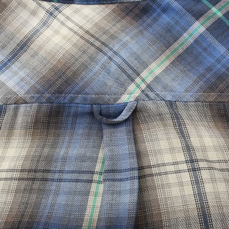 Ombre Plaid Cotton Flannel Shirt