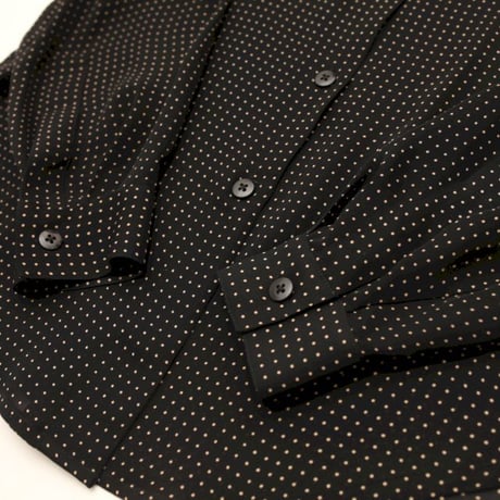 Silk Dot Pattern L/S Shirt