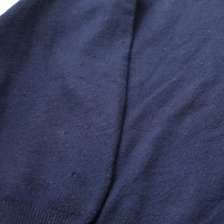 Cashmere V-Neck Knit Sweater MADE IN SCOTLAND