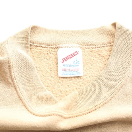 90s Jerzeez Blank Sweat Shirt Beige