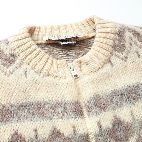 ウールジップアップカーディガン Wool Zip Cardigan