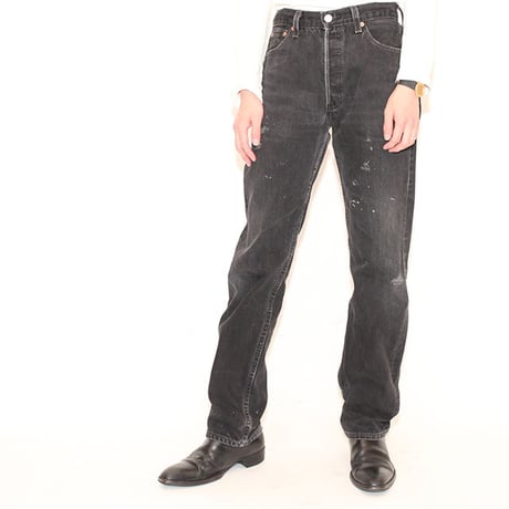 Levi's USA 501 Black Denim Pants