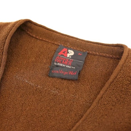 70's Arnold Palmer Virgin Wool Knit Cardigan