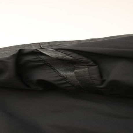 Black Rib Leather Jacket