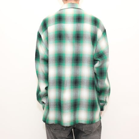 Caltop Acrylic Ombre L/S Shirt MADE IN USA