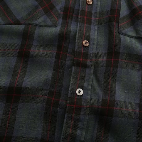 CLAYBROOKE Plaid Acrylic L/S Shirt