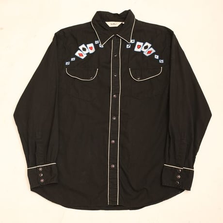 Da Vinci Black Western Shirt