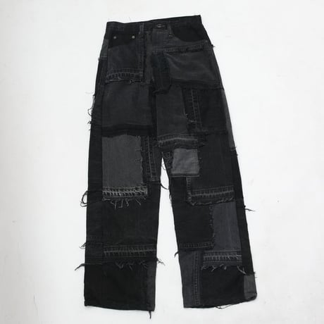 Levi's Patchwork Remake Black Denim Pants