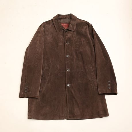 Eddie Bauer Suede Leather Coat