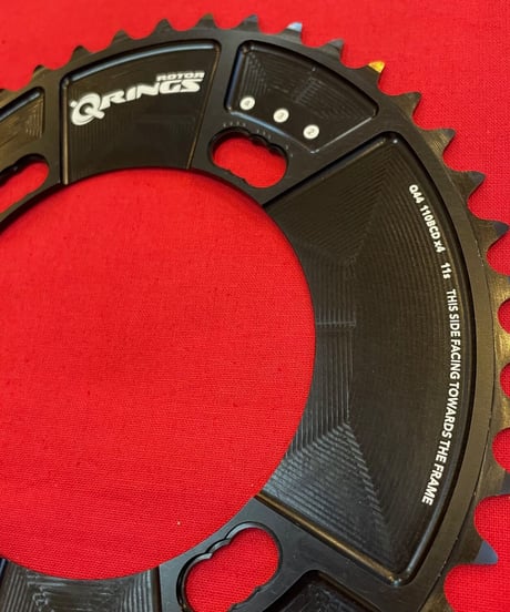 ROTOR　Q-RING OVALchainring　【54/44T】　SHIMANO4アーム　6800/5800用ボルトセット