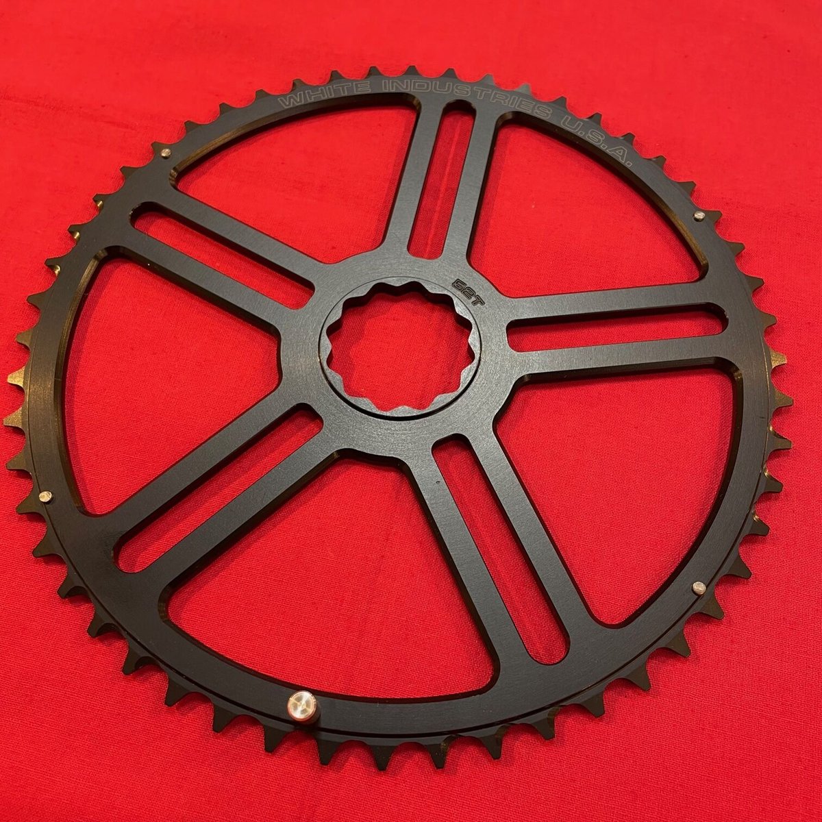 White Industries VBCチェーンリング アウター 52T BK【MR30用】 White Industries VBCチェーンリング アウター 52T BK【MR30用】