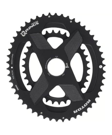 ROTOR　Q-RING OVAL SPIDERING BLACK