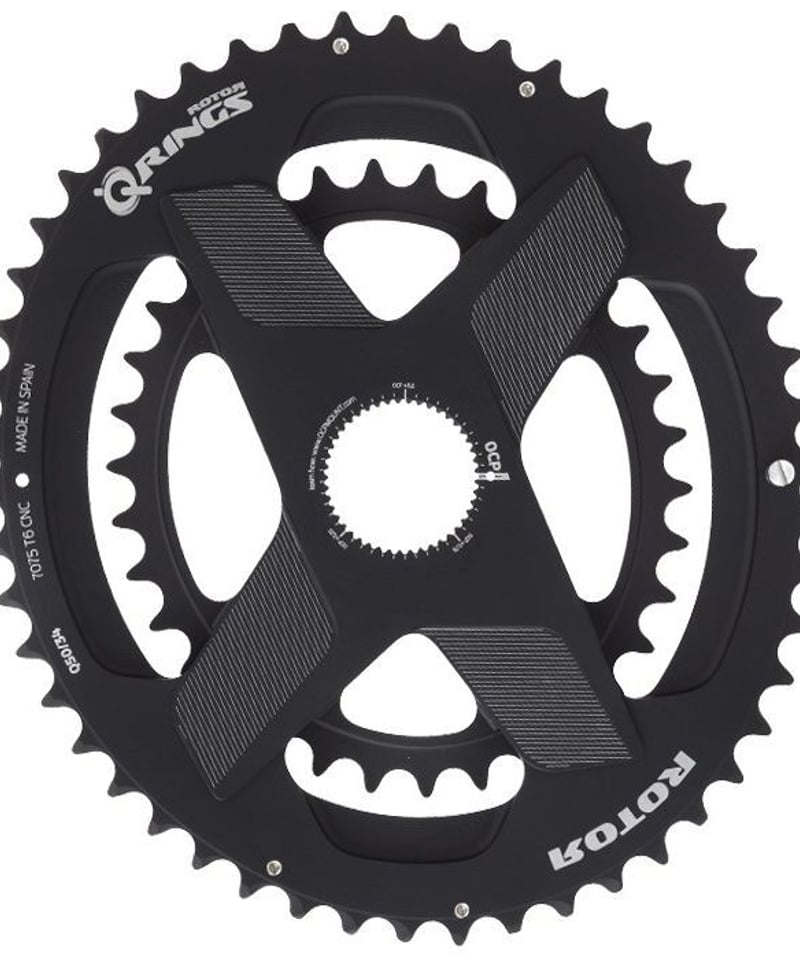 ■ROTOR Q-Ring OVAL SPIDERRING 1× 48T■楕円 Q-RING OVAL SPIDERING 1X1X用 ダイレクトマウント用Qリング | ROTOR